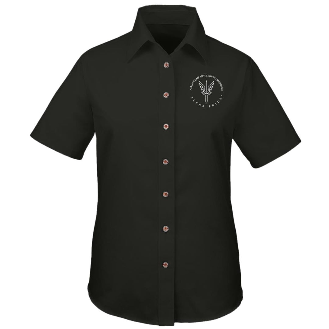 Womens Short Sleeve Dress Shirt