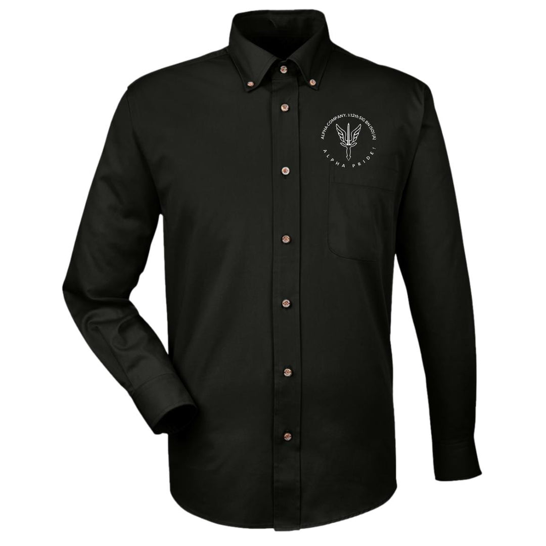 Harriton MensLong Sleeve Dress Shirt