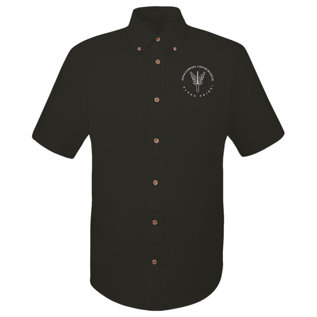 Mens Short Sleeve Dress Shirt