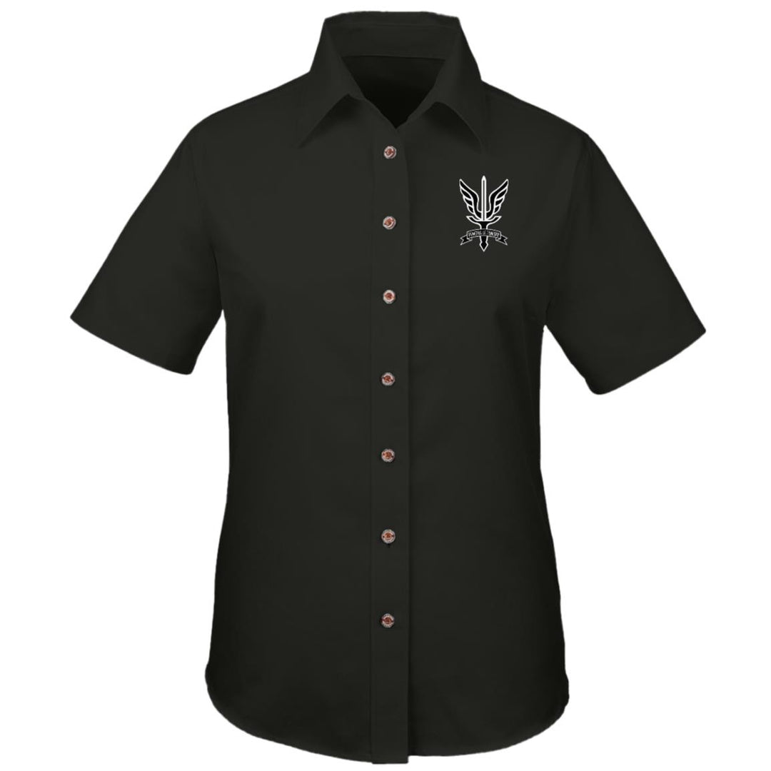 Womens Short Sleeve Dress Shirt