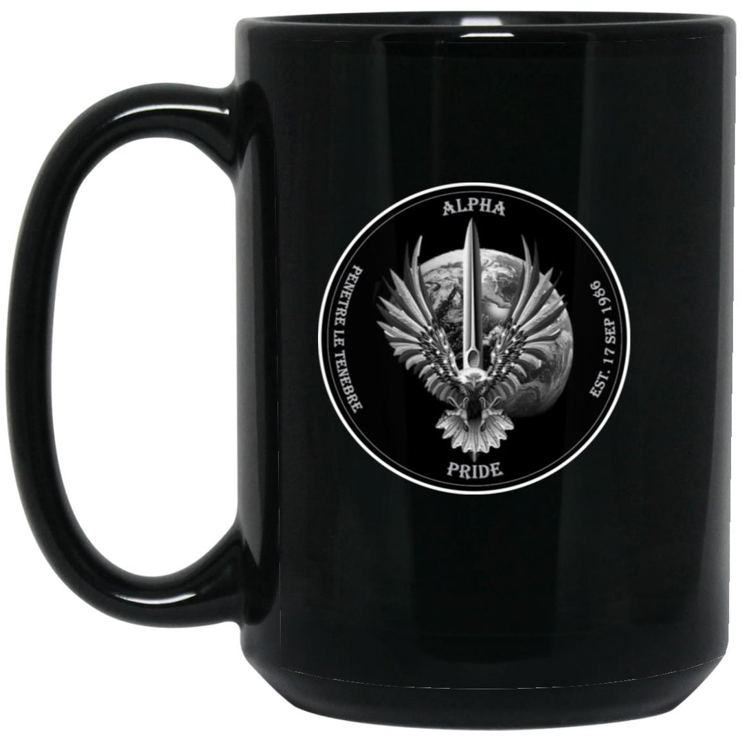 15oz Black Mug