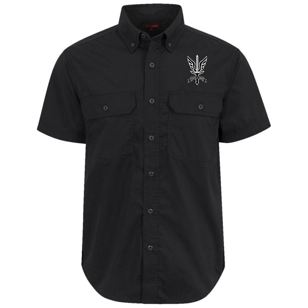 Mens Short Sleeve Dress Shirt