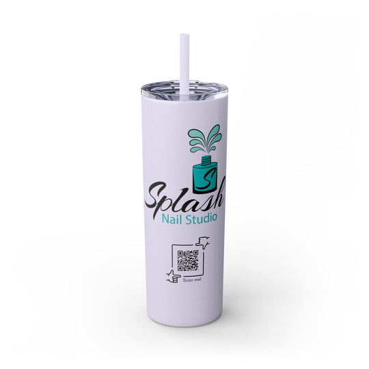 Skinny Tumbler with Straw, 20oz