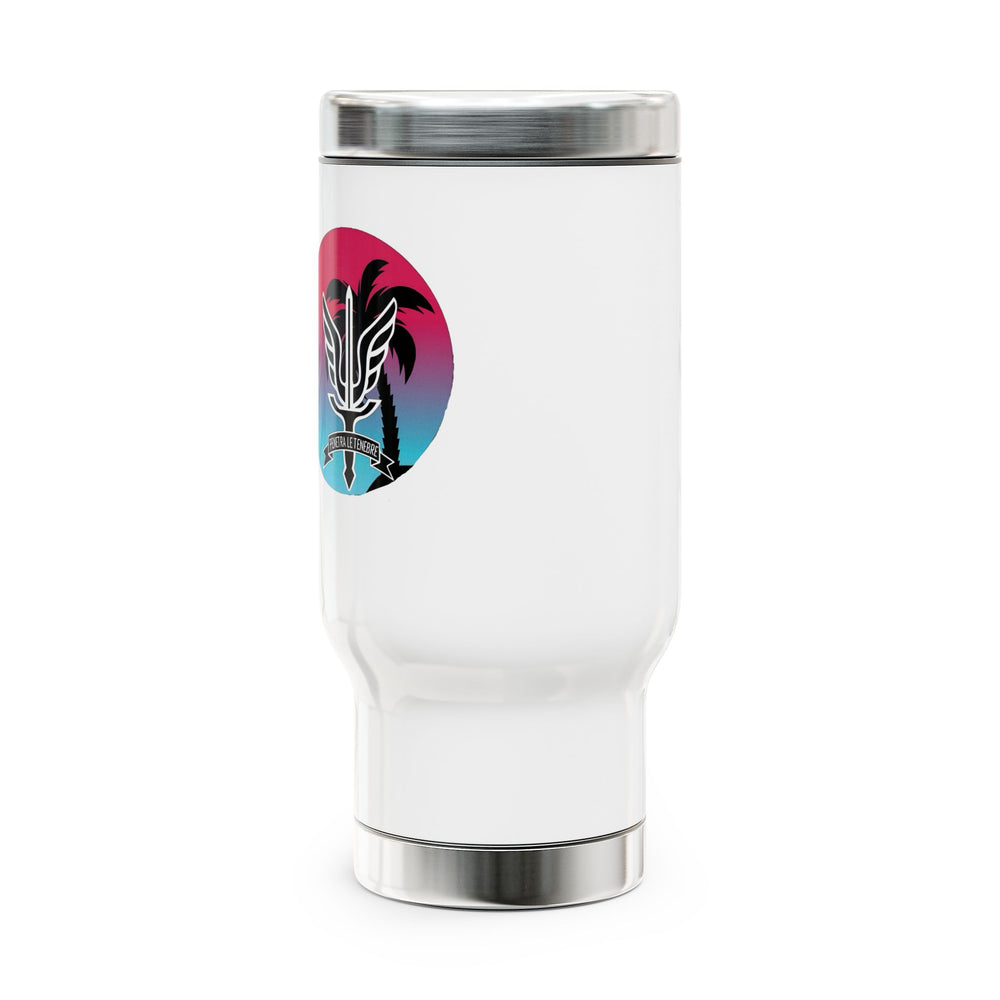 Stainless Steel Travel Mug with Handle, 14oz