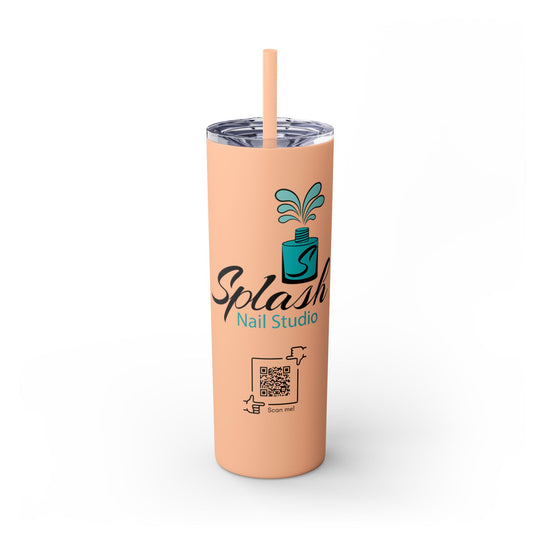 Skinny Tumbler with Straw, 20oz
