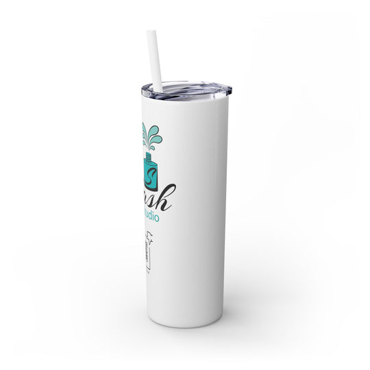 Skinny Tumbler with Straw, 20oz