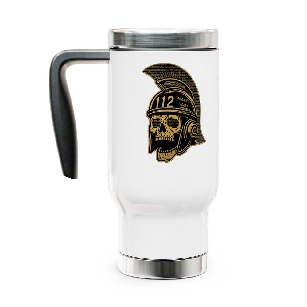 Stainless Steel Travel Mug with Handle, 14oz