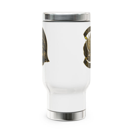 Stainless Steel Travel Mug with Handle, 14oz
