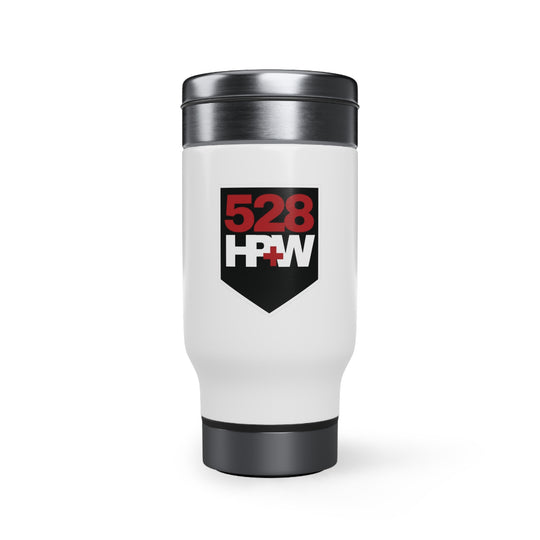Stainless Steel Travel Mug with Handle, 14oz