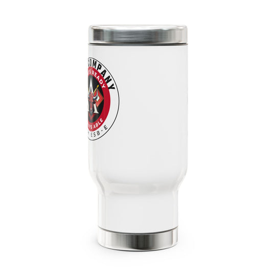 Stainless Steel Travel Mug with Handle, 14oz