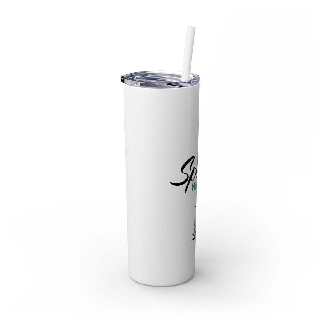 Skinny Tumbler with Straw, 20oz