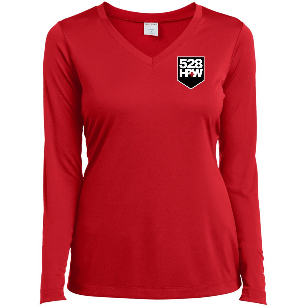 Ladies’ Long Sleeve Performance V-Neck Tee 2