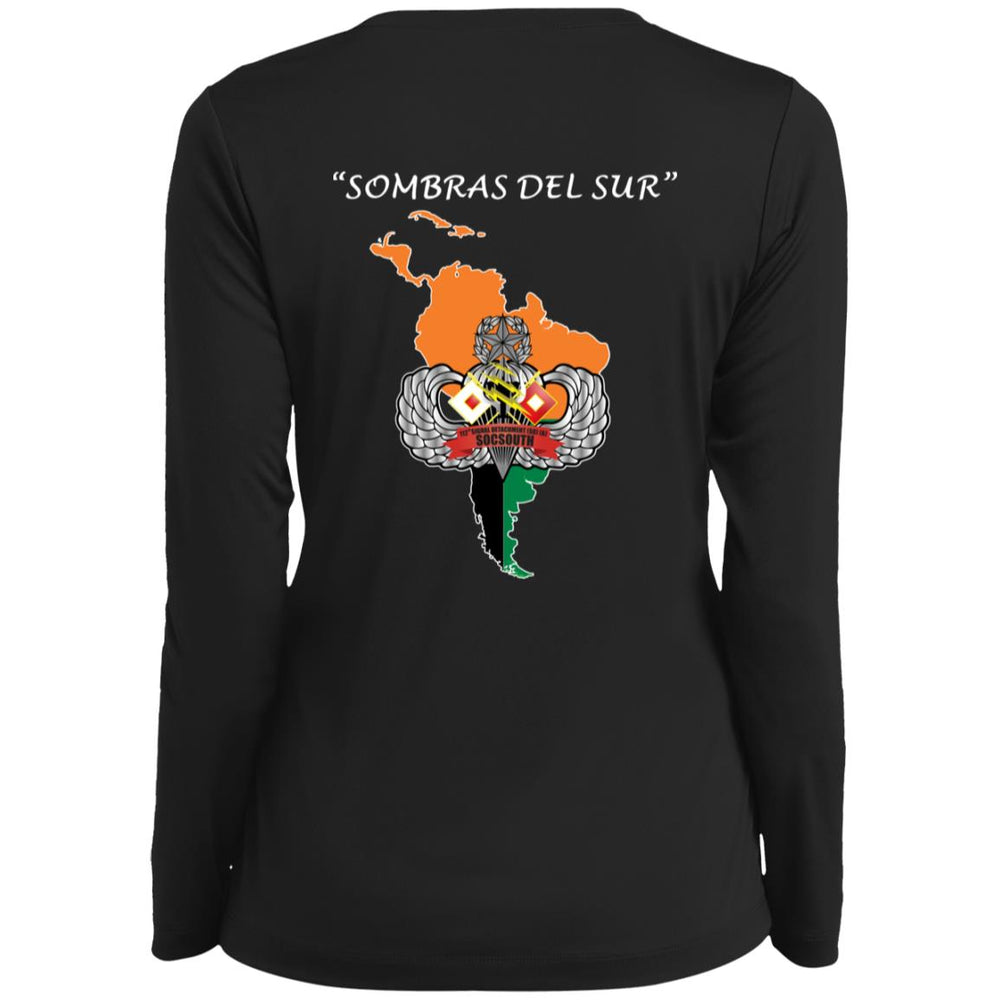 Sport-Tek Ladies Long Sleeve Performance V-Neck
