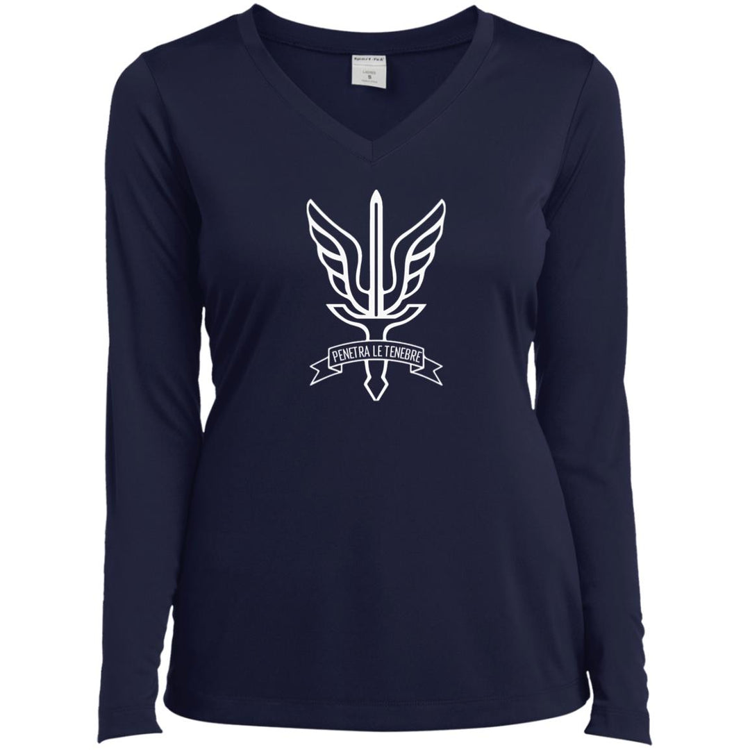 Sport-Tek Ladies Long Sleeve Performance V-Neck