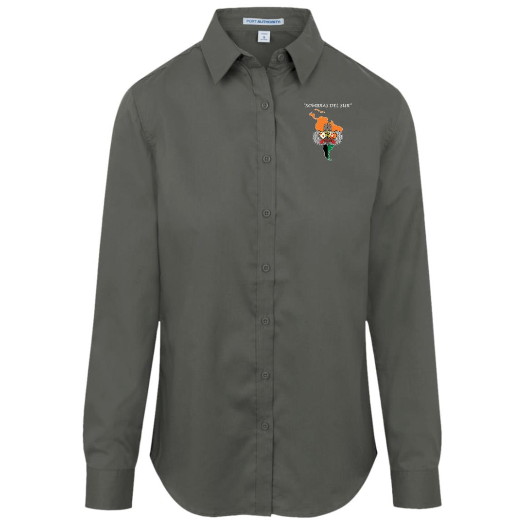 Port Authority Womens Long Sleeve SuperPro Twill Shirt