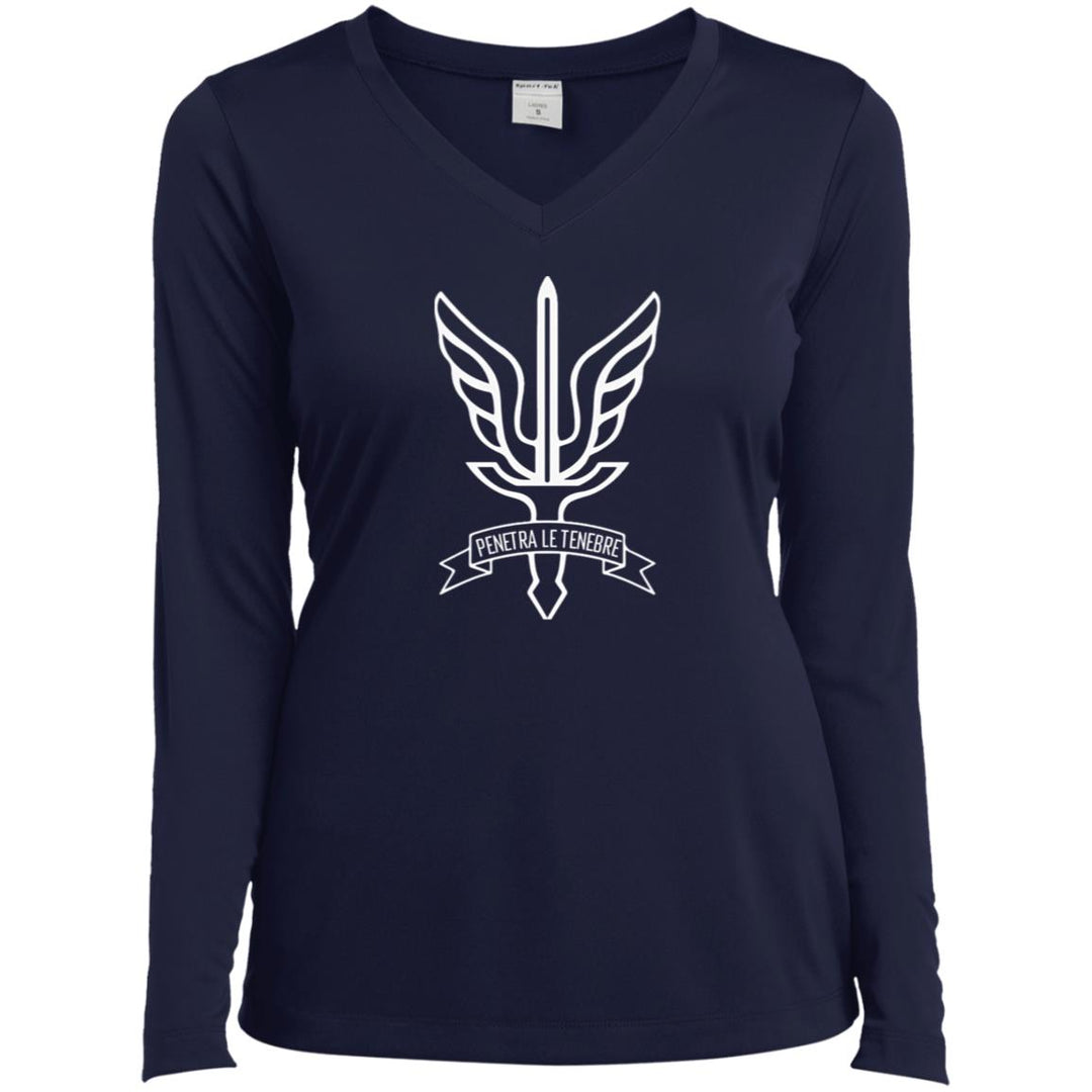 Sport-Tek Ladies Long Sleeve Performance V-Neck