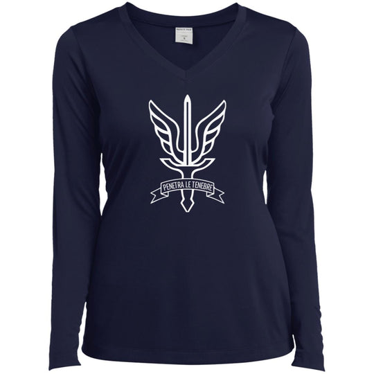 Sport-Tek Ladies Long Sleeve Performance V-Neck