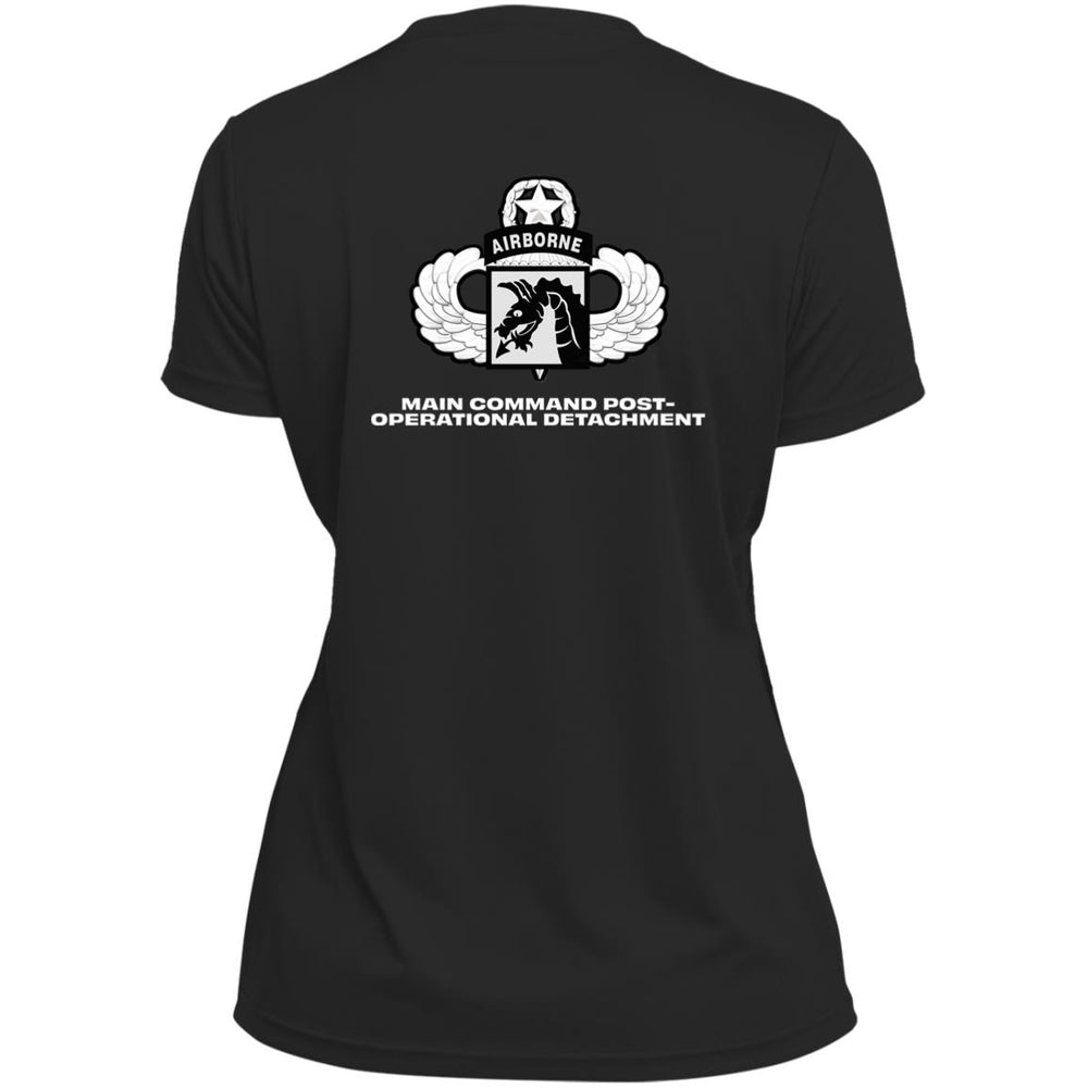Ladies’ Moisture-Wicking V-Neck Tee
