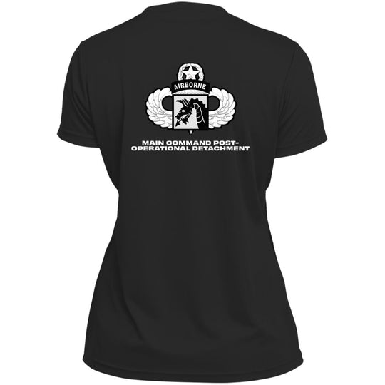 Ladies’ Moisture-Wicking V-Neck Tee