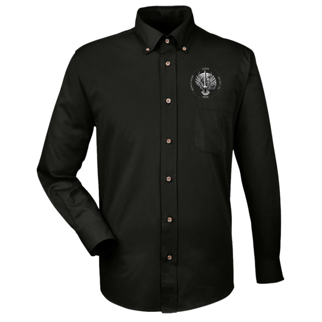 Harriton Mens Long Sleeve Dress Shirt