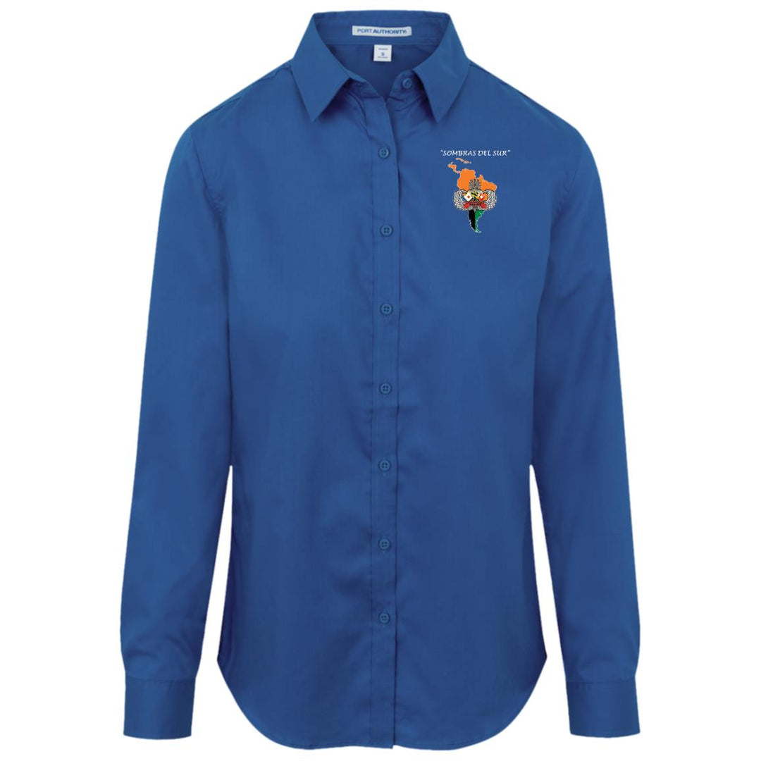 Port Authority Womens Long Sleeve SuperPro Twill Shirt