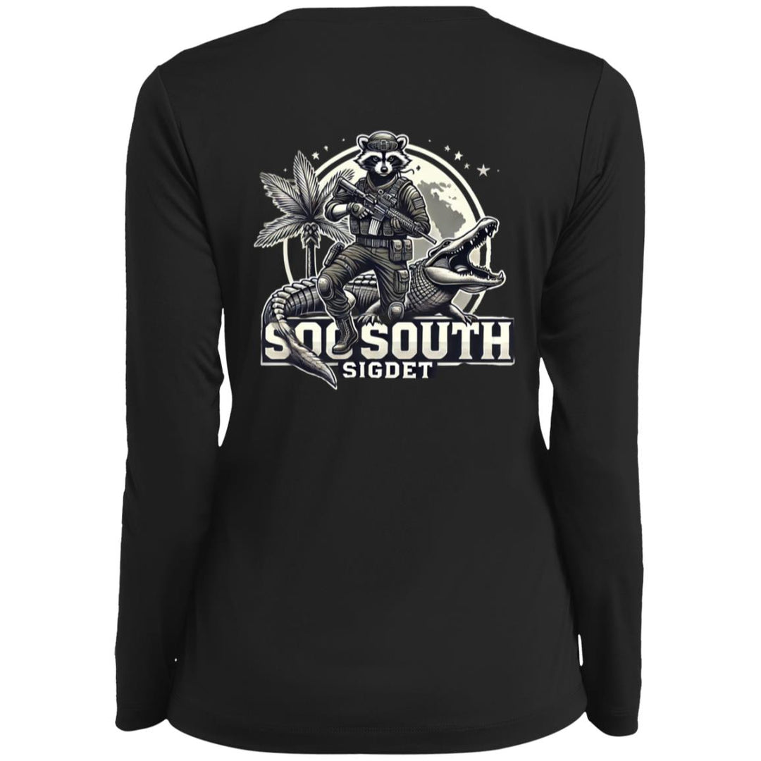 Sport-Tek Ladies Long Sleeve Performance V-Neck