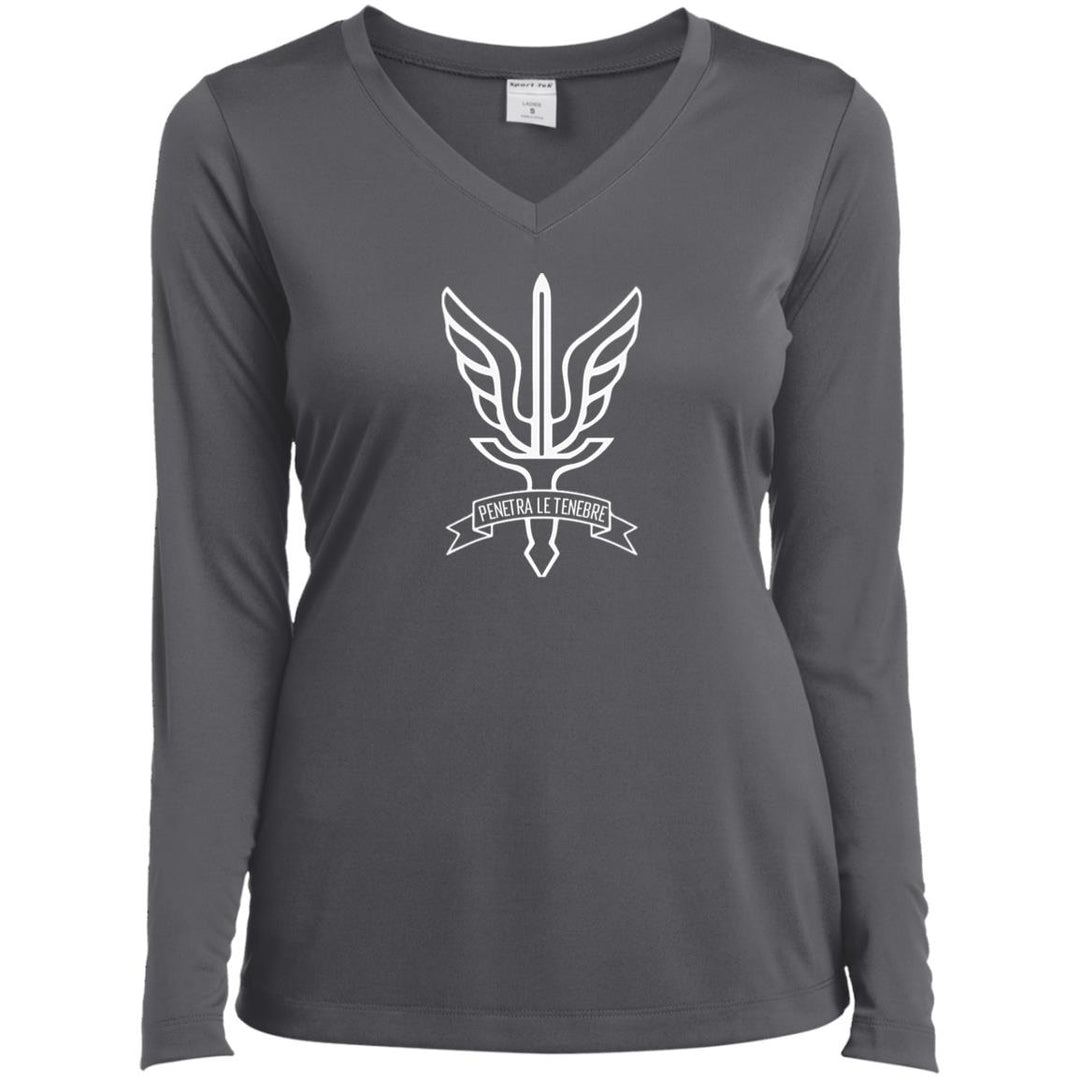 Sport-Tek Ladies Long Sleeve Performance V-Neck