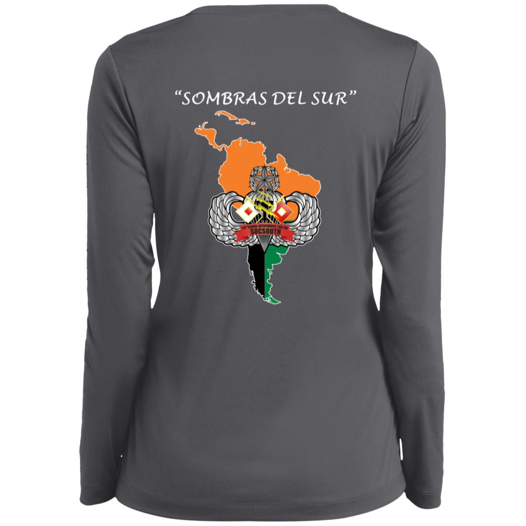 Sport-Tek Ladies Long Sleeve Performance V-Neck