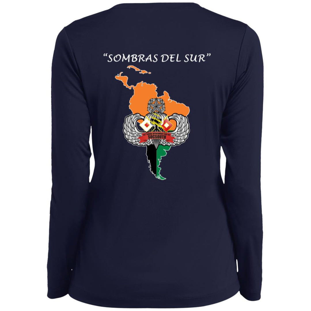 Sport-Tek Ladies Long Sleeve Performance V-Neck