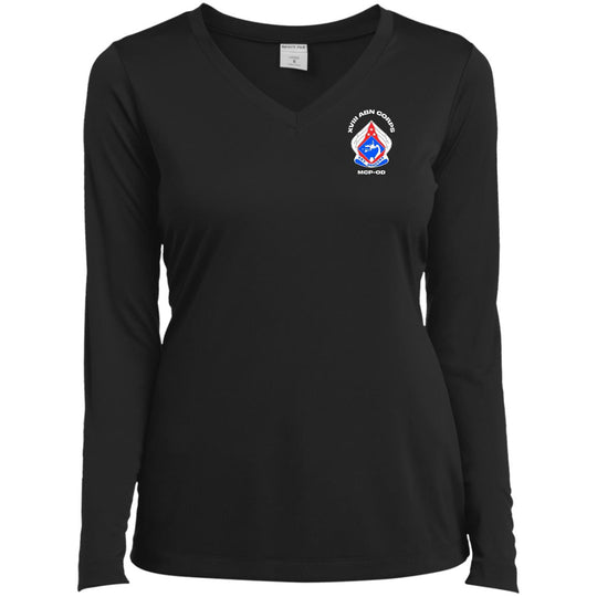 Ladies Long Sleeve Performance V-Neck Tee