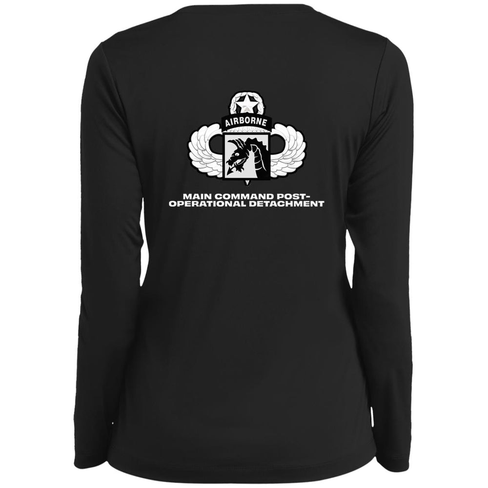 Ladies Long Sleeve Performance V-Neck Tee