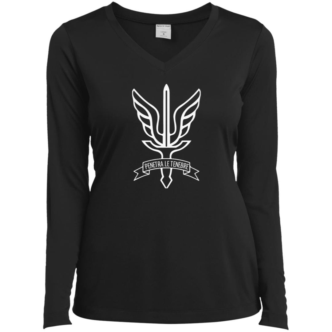 Sport-Tek Ladies Long Sleeve Performance V-Neck