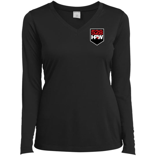 Ladies’ Long Sleeve Performance V-Neck Tee 1