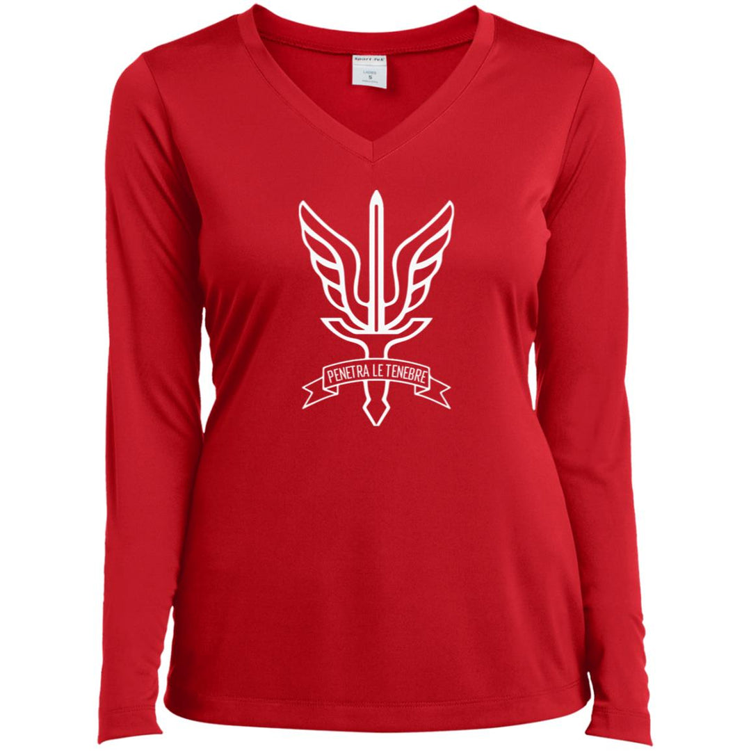Sport-Tek Ladies Long Sleeve Performance V-Neck
