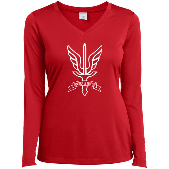 Sport-Tek Ladies Long Sleeve Performance V-Neck