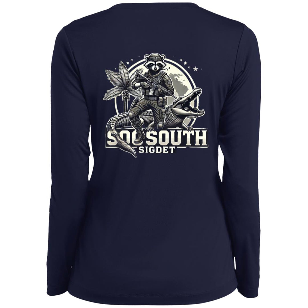 Sport-Tek Ladies Long Sleeve Performance V-Neck