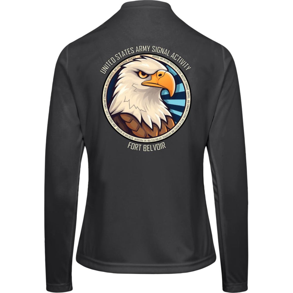 Ladies' Moisture-Wicking Long Sleeve V-Neck Tee
