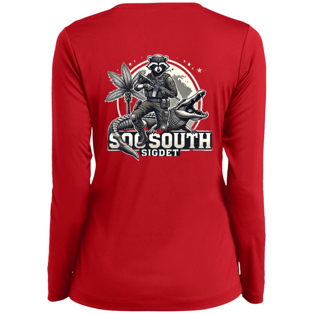 Sport-Tek Ladies Long Sleeve Performance V-Neck
