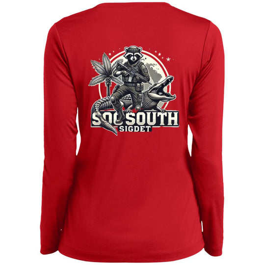 Sport-Tek Ladies Long Sleeve Performance V-Neck